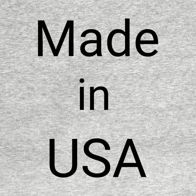 Made in usa by Menu.D